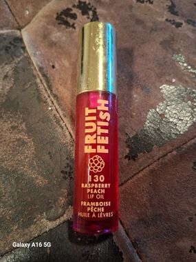 Raspberry Peach Lip Oil - Sheer Pink Shine